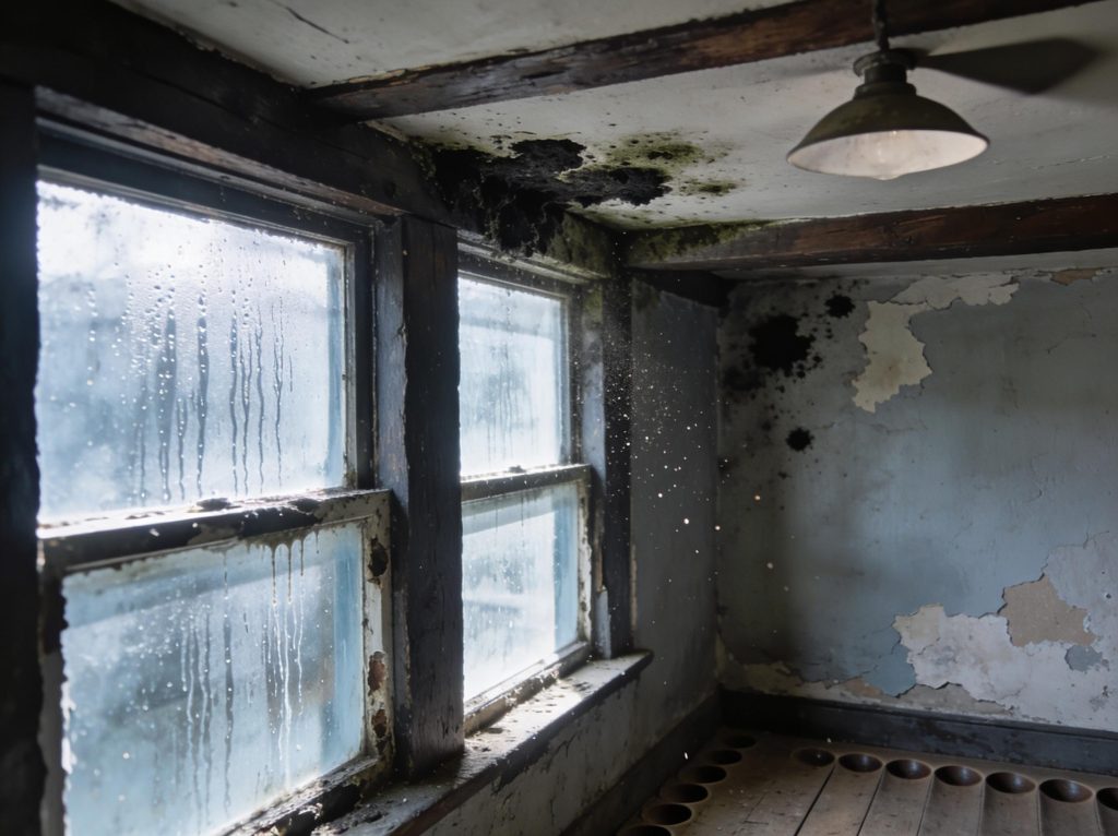 7 Warning Signs of Damp in Old Houses Cornwall Every Owner Should Know 3 Condensation on Windows and Walls